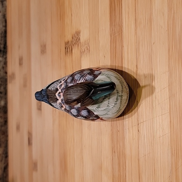 Hand painted Wooden duck decoy - Picture 2 of 6